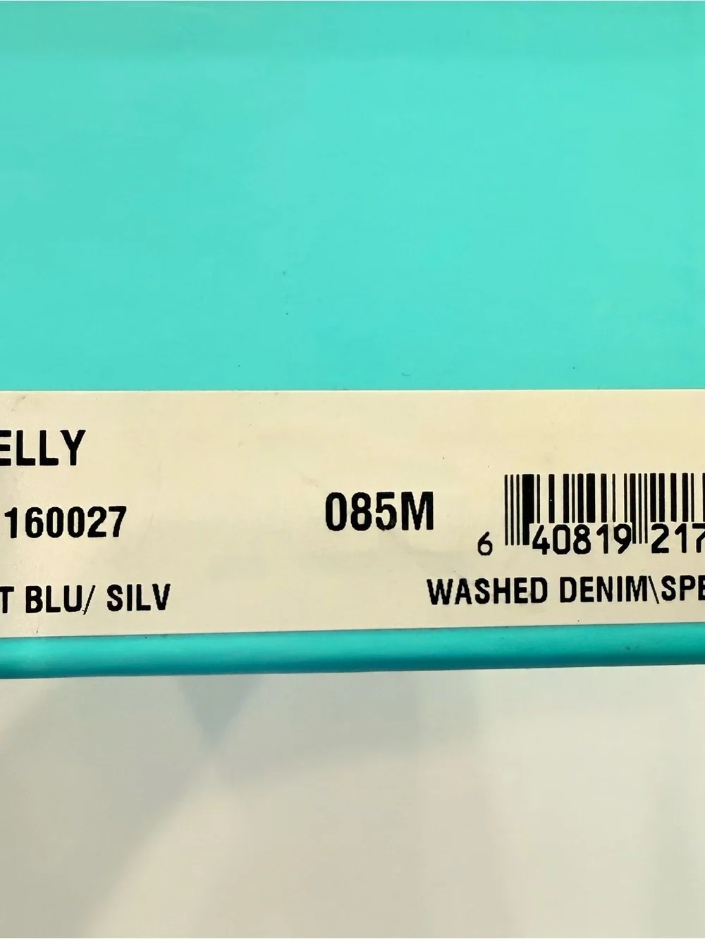 Kate Spade New York Nelly Flats Washed Denim Metallic Silver Sz 8.5 NIB